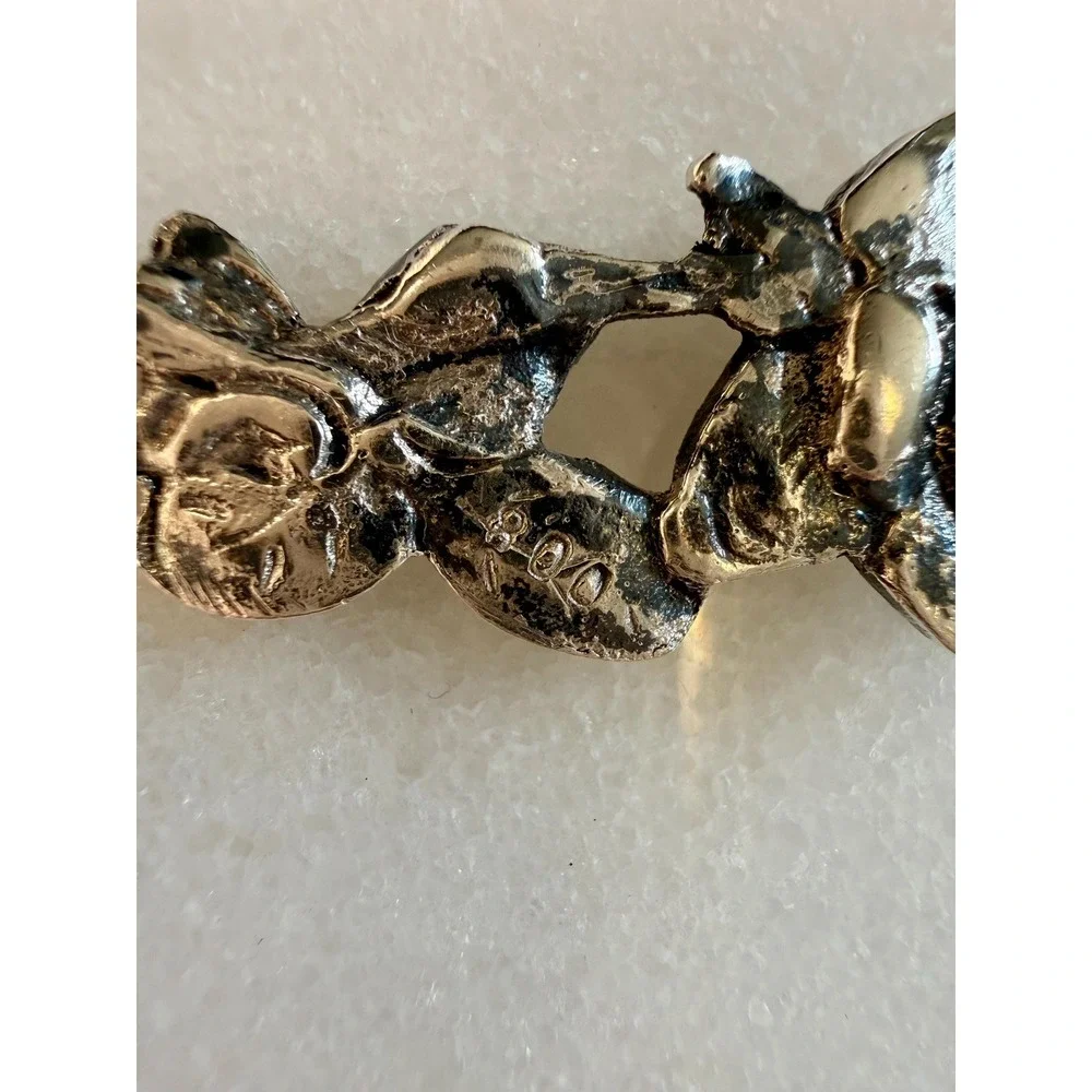 Vintage 800 Silver Hildesheimer Rose Spoon • German Floral Tea Spoon